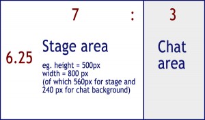 UpStage aspect ration