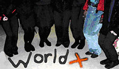 WorldX - a collaboration between school students in New Zealand and the UK, 2004.